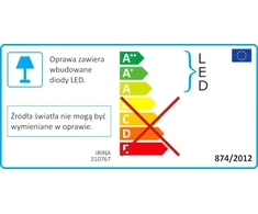 Lubinis šviestuvas Polux Lubinis šviestuvas IRINA 310767 Polux glamour apvalus LED ŠVIESTUVAS 36W 2700-6500K su žvaigždės efektu, baltas