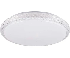 Lubinis šviestuvas Polux Lubinis šviestuvas IRINA 310767 Polux glamour apvalus LED ŠVIESTUVAS 36W 2700-6500K su žvaigždės efektu, baltas