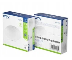 Lubinis šviestuvas su mikrobangų judesio jutikliu ASTI-D13 LED 13W GTV 1100lm 4000K AC220-240V IP44 O254mm pritemdyta balta LD-ASTID13-NW-00