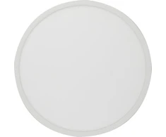 Lubinis šviestuvas TK Lighting TK Lighting Aqua Baltas Didelis 6904 lubų lempos apskritimas su jungikliu ant korpuso 1x45W LED 3000/4000/6500K balta