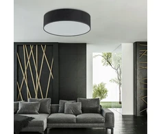 Lubinis šviestuvas TK Lighting TK Lighting Rondo 3335 plafoninis lubinis šviestuvas 3x15W E27 juoda/balta
