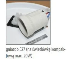 Lubinis šviestuvas Bemko Plafonas TOFIR PHS, 2xE27, aliuminio sp., IP40