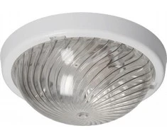 Lubinis šviestuvas Orno 7070T-ALFA/PL, šviestuvas, 75 W, E27, IP44, IK10, skaidrus polikarbonato gaubtas