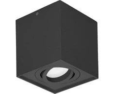 Lubinis šviestuvas Orno CAROLIN DLS GU10 įleidžiamas šviestuvas, max 7W, IP20, kvadratinis, juodas