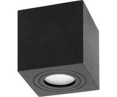 Lubinis šviestuvas Orno MEGY DLS GU10 įleidžiamas šviestuvas, max 7W, IP54, kvadratinis, juodas, aliuminio
