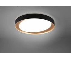 Lubinis šviestuvas Trio ZETA LED CEILING LAMP Juodas/GOLD