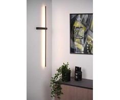 Lucide sieninis šviestuvas Modern Segin sieninis šviestuvas LED juostelė 10W 2700K metalinė juoda