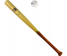 Lucio Londero Medinė beisbolo lazda 75 cm su beisbolo kamuoliuku
