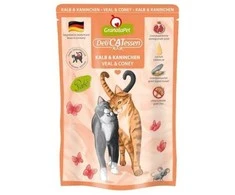 GranataPet DeliCATessen Veal and coney – šlapias kačių maistas – 85g