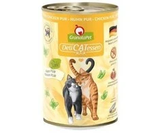 Fox4Pets Kačių Maistas - GRANATAPET DeliCATessen Vištienos Šlapias Maistas 400g Monoproteinas