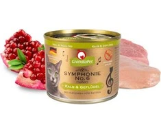 Fox4Pets Kačių Maistas - GRANATAPET Symphonie No.6 Drėgnas Maistas 200g Baltymai 11.2% Riebalai 5%