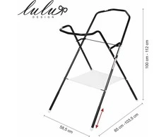 Lulu Design vonios stovas 100 cm (juodas)