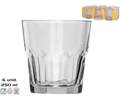 Kitchengo Bikuvalt Stiklinės 6 vnt. 250ml