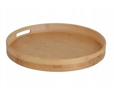 Lumarko BAMBUKO APVALUS PADĖKLAS 40X5CM BR-0282