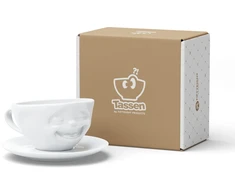 Lumarko FIFTYEIGHT filiżanka 200ml uśmiechnięty balta