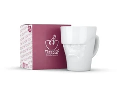 Lumarko FIFTYEIGHT kubek su laikikliu 350ml szorstki balta