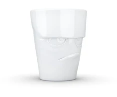 Lumarko FIFTYEIGHT kubek su laikikliu 350ml szorstki balta