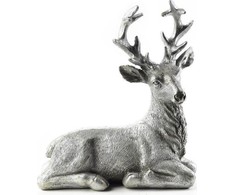 Mondex Since 1986 SANTA LILA Figūrėlė Jeleń sidabrinė 15x7x18 cm