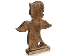 Lumarko Orion Medinė figūrėlė Angelė 38,5 cm, natūrali mangų mediena
