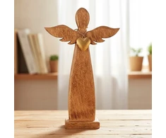 Lumarko Medinė figūrėlė angelas 42 cm