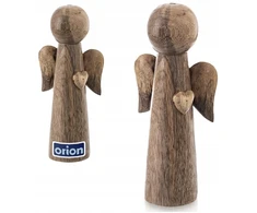 Lumarko Orion šventinė figūrėlė angelas iš mango medienos 21 cm