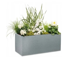 Lumarko Vazonas plastikinis 240/60 STONY Pilkas D60