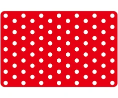 Asi Collection Lumarko Podkładka na stół 43.5 x 28 cm raudona w balta kropki (24666040)
