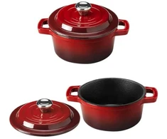 Lumarko Gusskönig Wypiekany 6× 300ml Mini Dutch Oven Set