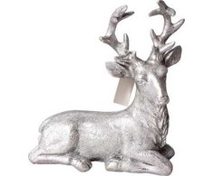 Mondex Since 1986 SANTA LILA Figūrėlė Jeleń sidabrinė 15x7x18 cm