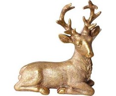 Mondex Since 1986 SANTA LILA Figūrėlė Jeleń auksinė 15x7x18 cm