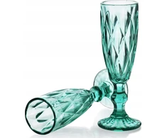 Affek Design ELISE TURQUISE 6 šampano taurių rinkinys 180ml
