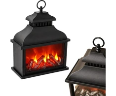 Lumarko LED kamininis žibintas, 13,5 x 25,5 x 37 cm