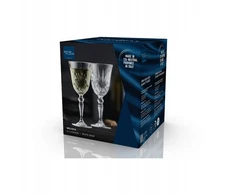 Lyngby Glas - krištolinė Melodia baltojo vyno taurė - 21 cl - 4 vnt. rinkinys