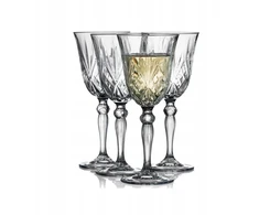 Lumarko Lyngby Glas - Crystal Melodia Baltas Wine Glass - 21 cl - Set of 4
