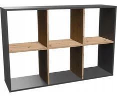 Top E Shop Spintelė dėžė Malax 2X3, antracito/ąžuolo artisan spalva