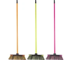Cavallo set broom neon dark handle 120