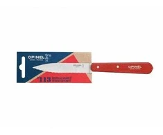Lumarko Opinel peilis dantytas raudonas 113
