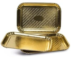 Guardini Paper trays auksinis set of 3 Easy Bake 19 x 28 cm