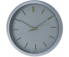 Excellent Houseware Sieninis laikrodis pilkas 30 cm