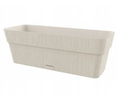 Stefanplast Flower box with tray Ethica 50x18x17cm baltas