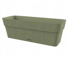 Stefanplast Flower box with tray Ethica 50x18x17cm žalias