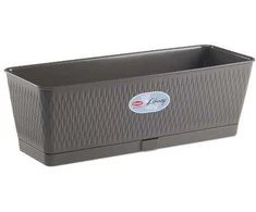 Stefanplast Lumarko Vazonas Kaste Liberty 50x18x16cm Baltas