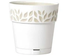 Stefanplast Flower pot Liberty Ø20x19cm baltas