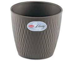 Lumarko Stefanplast Vazonas Liberty Ø20x19cm rudas