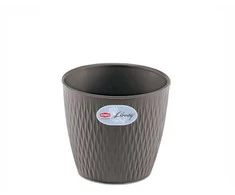 Stefanplast Flower pot Liberty Ø20x19cm pilkas