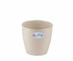 Stefanplast Flower pot Liberty Ø30x27cm baltas