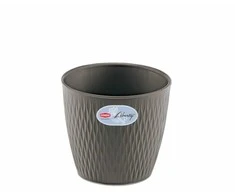 Stefanplast Flower pot Liberty Ø30x27cm pilkas
