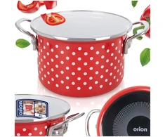 Orion Emaliuotas puodas TECKA 18 cm, 2 l - sriuboms ir troškiniams