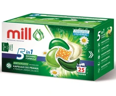 Madonis MILL PRO 5k skalbimo kapsulės + UNIVERSAL minkštinimo granulės, 25 vnt.
