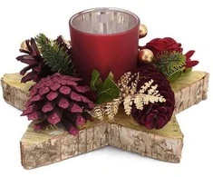 RITUALI DOMESTICI QUASIROSSO Tealight žvakidės žvaigždė